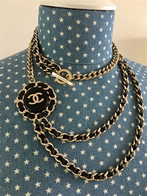 chanel chain necklaces|Chanel necklace online store.